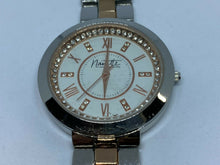 Load image into Gallery viewer, Unused Nanette Men Lady Dual Tone Rhinestone Analog Quartz Watch Hour~New Batter