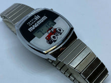 Load image into Gallery viewer, Vintage Case Magnum Mens Silver LCD Digital Quartz Watch Hours~Date~New Battery