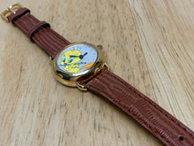 Load image into Gallery viewer, Armitron Tweety Bird Lady Gold Tone Analog Quartz Musical Watch Hour~New Battery