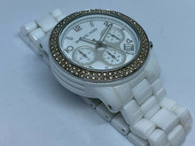 Load image into Gallery viewer, Michael Kors MK-5188 Lady 50m Ceramic Analog Quartz Chrono Watch Hour~New Batter