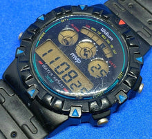 Load image into Gallery viewer, Wilson Mens 30m Black Digital Quartz Alarm Chrono Quartz Watch Hours~New Battery