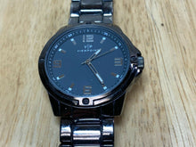 Load image into Gallery viewer, Viewpoint VP Mens All Black Textured Dial Analog Quartz Watch Hours~New Battery