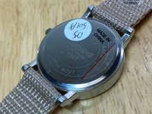 Load image into Gallery viewer, Unused Geneva Mens Silver Beige Japan Movt Analog Quartz Watch Hours~New Battery