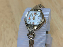 Load image into Gallery viewer, VTG Hydepark Lady 10k RGP GF Band Faux Gemstones Hand-Wind Mechanical Watch Hour