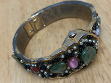 Load image into Gallery viewer, Vintage Norman Lady Natural Rock Faux Pearl Cuff Hand-Wind Mechanical Watch Hour