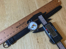 Load image into Gallery viewer, Vintage Lorus V515 Disney Mickey Leather Analog Quartz Watch Hours~New Battery