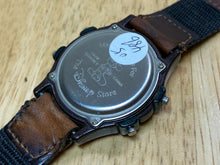 Load image into Gallery viewer, Disney Mens 30m Green Brown Fabric Digital Alarm Chrono Watch Hours~New Battery
