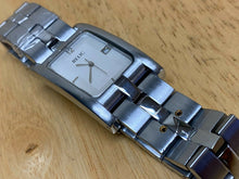 Load image into Gallery viewer, Relic Mens 30m Silver Steel Rectangle Analog Quartz Watch Hours~Date~New Battery