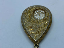 Load image into Gallery viewer, Vintage Stratford Lady Gold Tone Hand-Wind Up Necklace Pendant Pocket Watch Hour