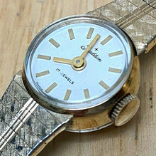 Load image into Gallery viewer, Vintage Tradition Lady 10k RGP GF Band 17J Swiss Hand-Wind Mechanical Watch Hour