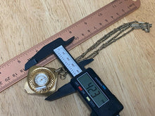 Load image into Gallery viewer, Vintage Caravelle By Bulova Lady Gold Tone Hand-Wind Pendant Pocket Watch Hours