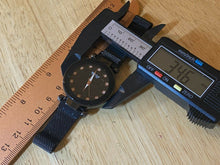 Load image into Gallery viewer, NEBULA Lady Black Mesh Magnetic Band Prism Analog Quartz Watch Hours~New Battery