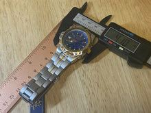 Load image into Gallery viewer, Unused United Mens Dual Tone Moving Bezel Analog Quartz Watch Hours~New Battery