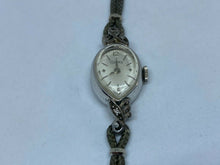 Load image into Gallery viewer, Vintage Dufonte Lady 10k RGP GF 3 Real Diamonds Hand-Wind Mechanical Watch Hours