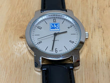 Load image into Gallery viewer, MSI General Mens Japan Movt Silver Leather Analog Quartz Watch Hours~New Battery