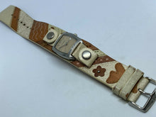Load image into Gallery viewer, Fossil JR-9011 Lady 50m Wide Leather Bund Band Steel Quartz Watch Hours~New Batt