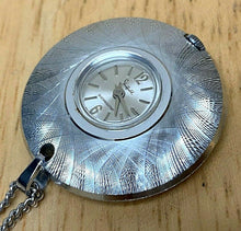 Load image into Gallery viewer, Vintage Sheffield Lady Silver Swiss Hand-Wind Necklace Pendant Pocket Watch Hour