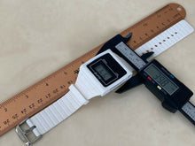 Load image into Gallery viewer, iCVRD Mens Black White Simple Front Set LCD Digital Watch Hours~Date~New Batt