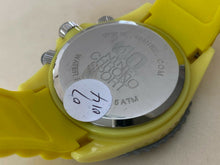 Load image into Gallery viewer, 40 Nine Chrono Sport Mens Yellow Gray Analog Quartz Watch Hours~Date~New Battery