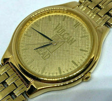 Load image into Gallery viewer, Seiko V701 VULCAN Lead 10 Years Men Gold Tone Analog Quartz Watch Hours~New Batt