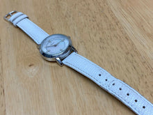 Load image into Gallery viewer, Relic Lady 50m Silver Steel MOP Leather Analog Quartz Watch Hours~New Battery