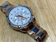Load image into Gallery viewer, Bulova 98R177 Lady 24 Real Diamonds Dual Tone Analog Quartz Watch Hours~New Batt