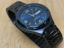 Load image into Gallery viewer, FMD Men Japan Movt Black Blue Stretch Analog Quartz Watch Hour~Day Date~New Batt