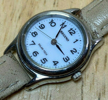 Load image into Gallery viewer, Citizen Reguno Solar-Tech Lady Silver White Leather Analog Quartz Watch Hours