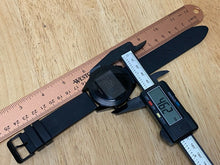 Load image into Gallery viewer, GUESS Mens 100m Black Reverse LCD Digital Alarm Chrono Watch Hours~New Battery