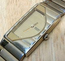 Load image into Gallery viewer, Seiko 2Y00-5G19 Lady Gold Tone Asymmetrical Analog Quartz Watch Hour~New Batter