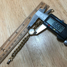 Load image into Gallery viewer, Vintage Voumard Lady 17J Gold Tone Cocktail Hand-Winding Mechanical Watch Hours
