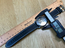 Load image into Gallery viewer, Kenneth Cole KC1514 Men 21J Silver Steel Skeleton Automatic Self-Wind Watch hour