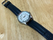 Load image into Gallery viewer, Vintage Fastrack India Men 50m Silver Leather Analog Quartz Watch Hours~New Batt