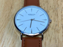 Load image into Gallery viewer, New Sprezza New York Men Silver White Slim Analog Quartz Watch Hours~New Battery