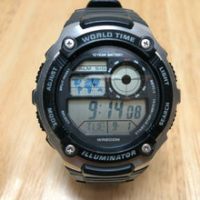 Load image into Gallery viewer, Casio AE-2100W Mens 200m World Time Digital Alarm Chrono Watch Hours~New Battery