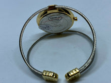 Load image into Gallery viewer, Unused Eikon Lady Dual Tone Wire Cuff Bangle Analog Quartz Watch Hour~New Batter