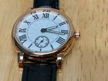 Load image into Gallery viewer, Unused Unbranded Small Second Rose Gold Tone Analog Quartz Watch Hour~New Batter