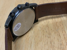 Load image into Gallery viewer, Veley Men Silver 50m Titan-Black Chronograph Analog Quartz Watch Hour~New Batter