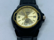 Load image into Gallery viewer, Casio HD MW-600 Mens 100m Black Gold Analog Quartz Watch Hours~Date~New Battery