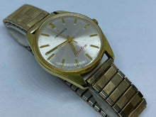 Load image into Gallery viewer, Vintage Helbros Electric Mens Gold Tone Loud Beat Analog Watch Hours~New Battery