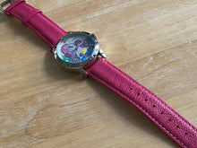 Load image into Gallery viewer, Bertha Lady Rhinestone Ocean Life Leather Analog Quartz Watch Hours~New Battery