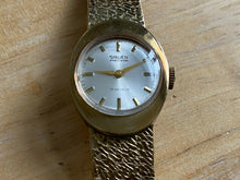 Load image into Gallery viewer, VTG Gruen Lady 17J 10k RGP Gold GF Band Swiss Hand-Wind Mechanical Watch Hours