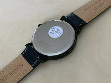 Load image into Gallery viewer, ARVO YOUNIQUE Fundation Men All Black Leather Analog Quartz Watch Hours~New Batt