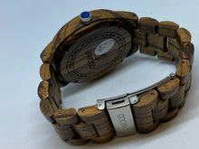 Load image into Gallery viewer, UWOOD Mens All Dark Brown Solid Wood Roman Analog Quartz Watch Hours~New Battery