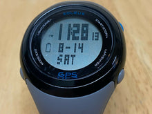 Load image into Gallery viewer, Soleus SG100 Mens Gray Black GPS Fitness Activity LCD Watch Hours~With Charger