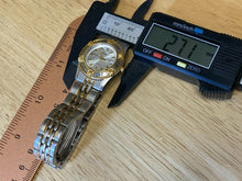 Load image into Gallery viewer, Caravelle Bulova Lady 50m Dual Tone Analog Quartz Watch Hours~Date~New Battery