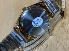 Load image into Gallery viewer, Roundup Monsanto Men Gold Tone Fluted Bezel Analog Quartz Watch Hour~New Battery