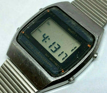 Load image into Gallery viewer, Vintage Seiko A914-5010 Men Silver Digital Quartz Chrono Watch Hours~New Battery