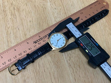 Load image into Gallery viewer, Vintage Caravelle By Bulova Mens Gold Tone Roman Hand-Wind Mechanical Watch Hour