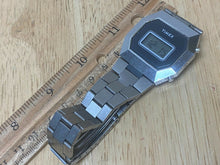 Load image into Gallery viewer, Vintage Timex Men Silver Slim Thin LCD Digital Quartz Watch Hour~Date~New Batter